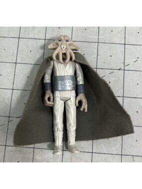 Vintage Star Wars Squid Head Figure Fabric Cape Belt Kenner 3.75" Near Mint